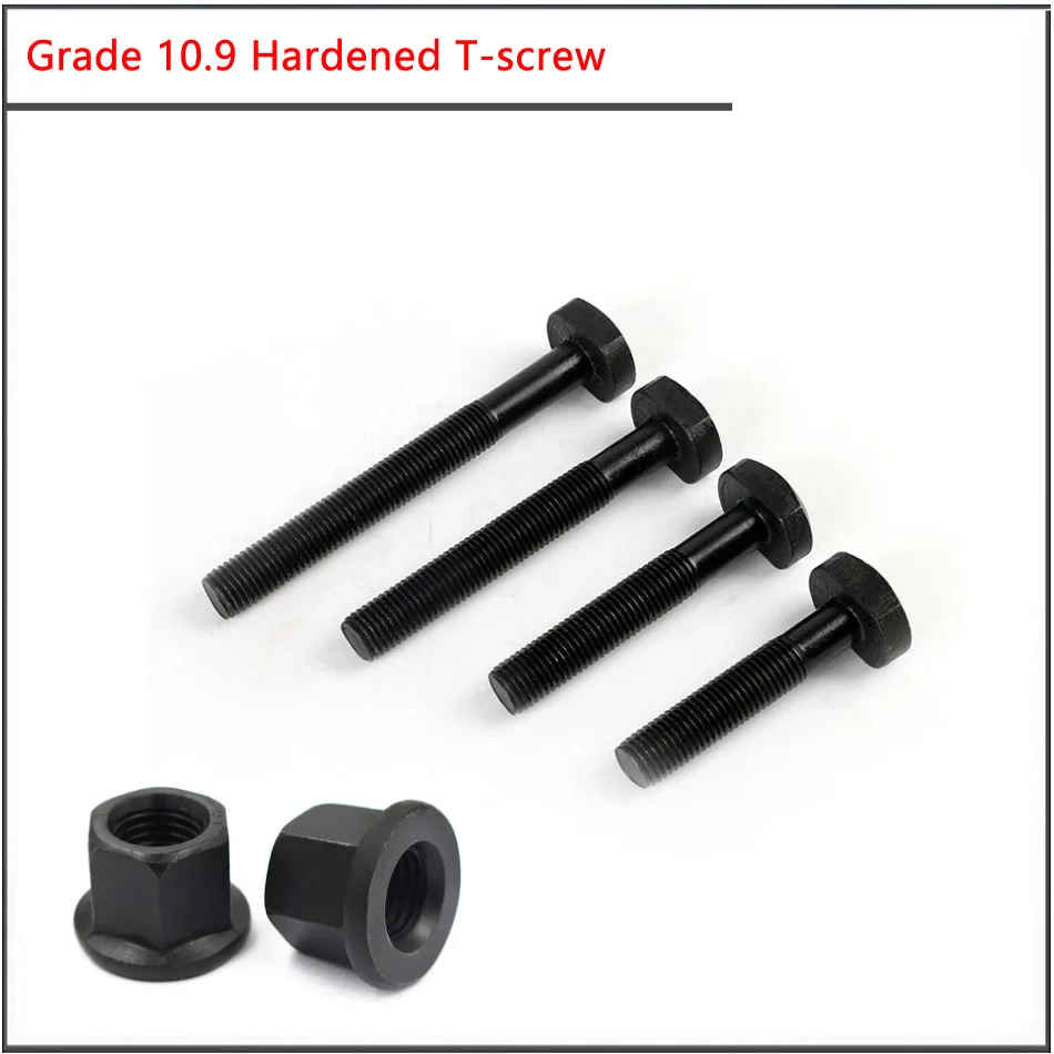 M8 M10 M12 M16 M20 M22 M24 Grade 10.9 high strength T-shaped screw lengthening T-shaped screw pressing plate screw bolt T-nut