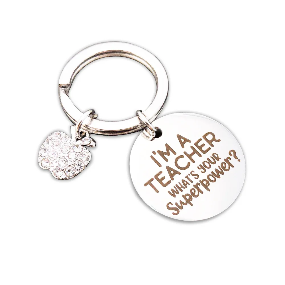 Zciti personalized  Apple diamond keychain couple Key Ring Silvery Lovers  Key Chain Souvenirs Valentine's Day Jewelry Gifts