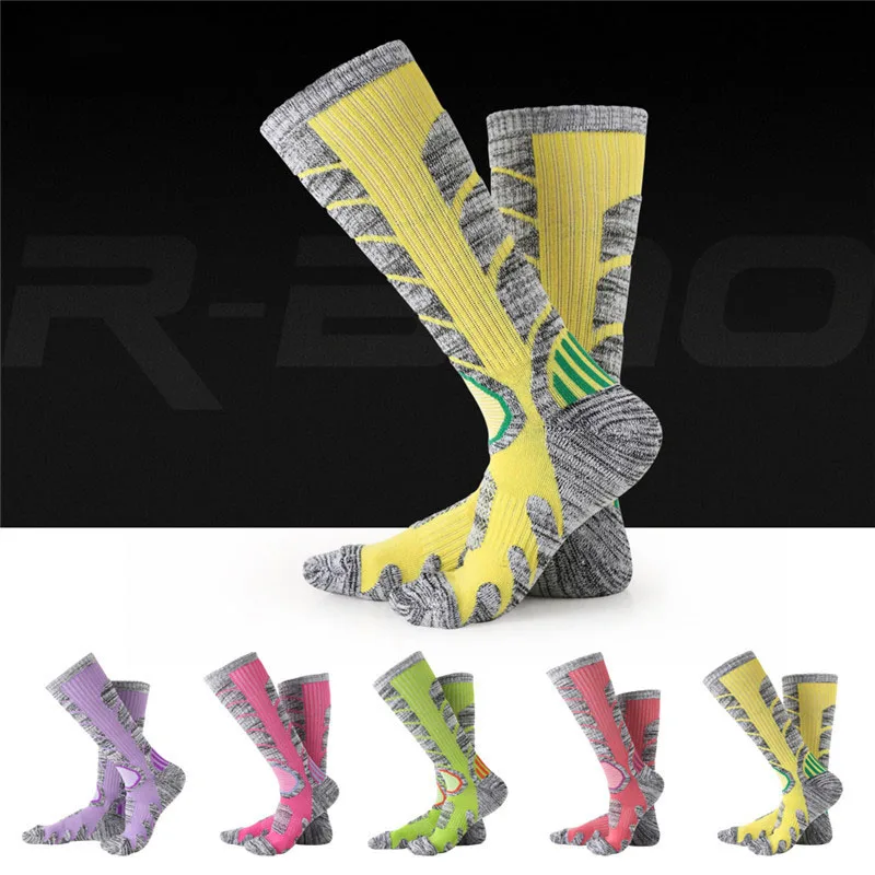 Men's Women's Foot Riding Basketball Outdoor Sports Hiking Hiking Socks Long Tube Ski Socks Thick Towel Socks Ciclismo