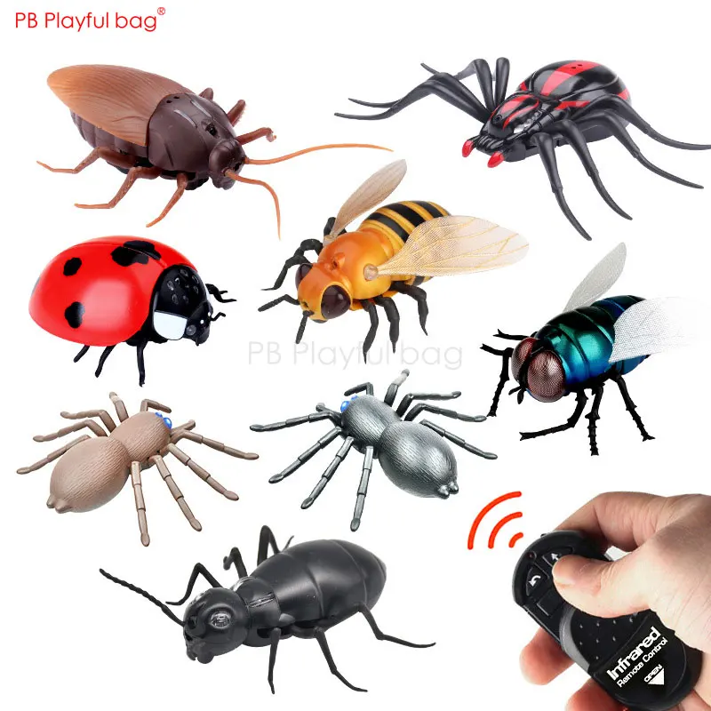 RC Insect Electric Simulated Snake toys Remote Control Animal Model Adult Tricky toys Cockroach Pillbug Children gifts AC38