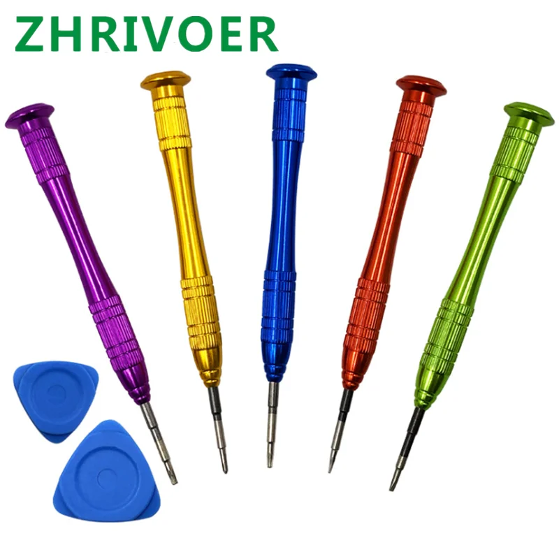 1pcs 7-in-1 S2 aluminum alloy telecommunication screwdriver set for Android mobile phone disassembly and maintenance