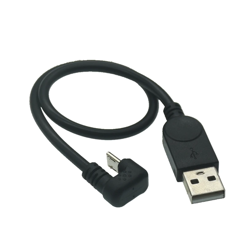0.3M Micro USB Mini USB 180องศา U-รูป Micro Type-C USB-B ชายหญิงสำหรับโทรศัพท์แท็บเล็ต
