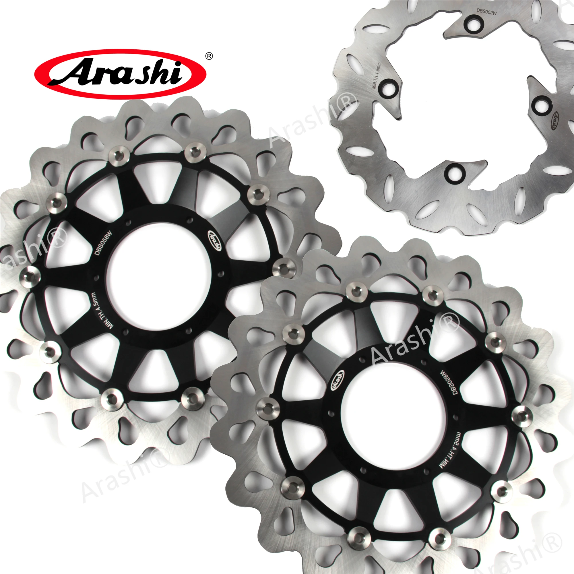 Arashi CNC Front Rear Brake Disc Rotors Brake Pad Set For HONDA CBR1000RR 2008 - 2015 CBR 1000 RR 2009 2010 2011 2012 2013 2014