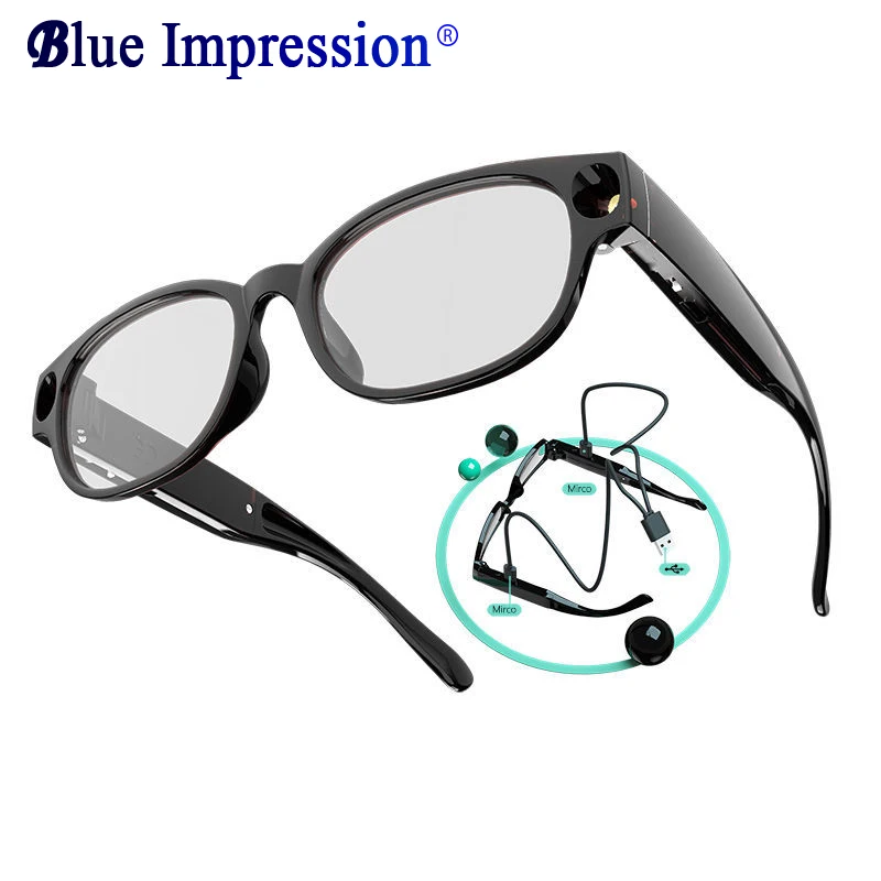 

Rechargeable LED Reading Glasses Presbyopic glasses for elderly HD charging Men Women fashion anti-fatigue functional glasses