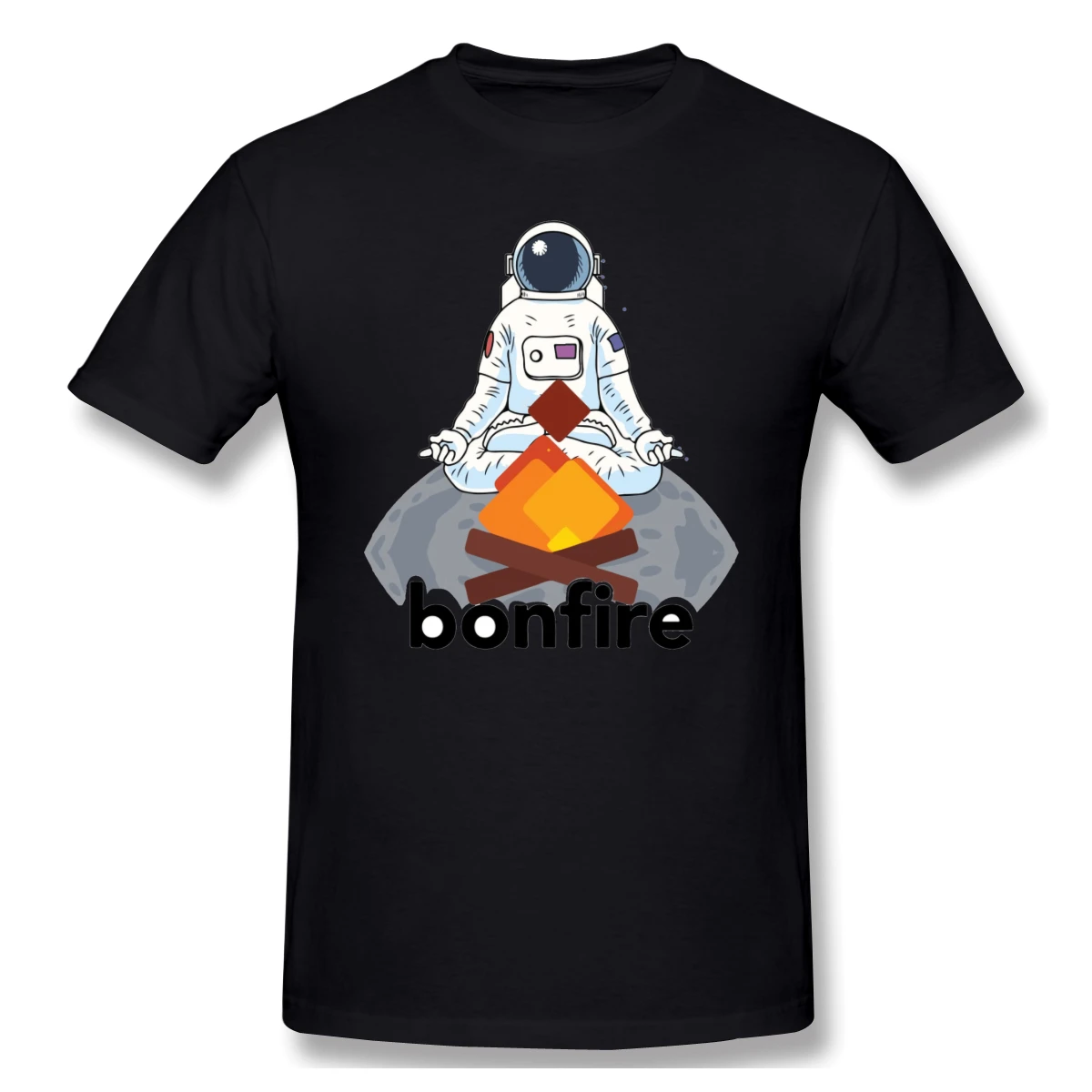 Man Bonfire Crypto (2)  Alt, Blockchain, Crypto, Bitcoin Everyday Funny Graphic T-shirts