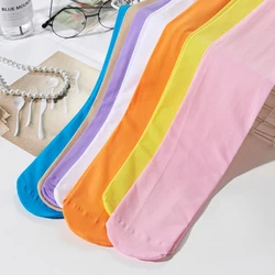 Plus Size Women's Colored Tights 60D Thin Velvet Matte Women Pantyhose Anti-snagging Nylon Large Tights Big Size Spring Autumn