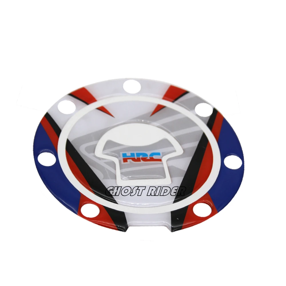 Motorcycle Chrome CBR HRC Decal Fuel Tank Cap Cover Sticker Pad For Honda CBR600RR CBR1000RR REPSOL CBR900 CBR929 CBR954 CBR250