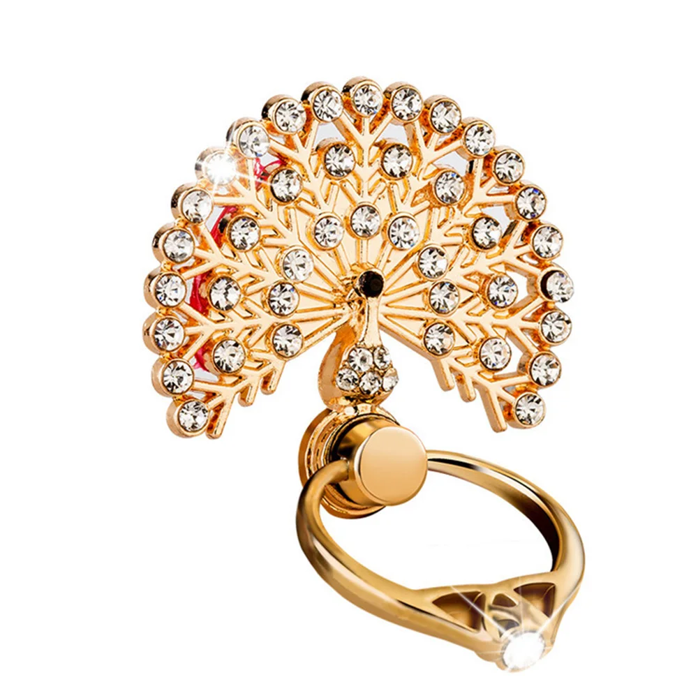 Kim Cương Bướm Kim Loại Điện Thoại Di Động Nhẫn Điện Thoại Thông Minh Đứng Ổ Cắm Cho iPhone Samsung Huawei Xe Đứng