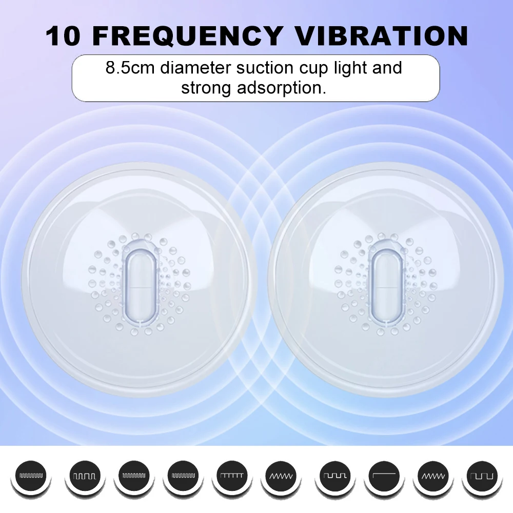 Female Nipple Suckers Stimulation Licking Vibrator Nipple Breast Pump Enlargement Masturbator Chest Massager Sex Toy For Adult