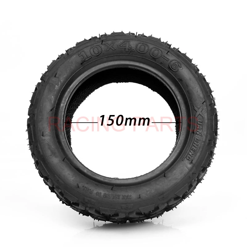 10x4.00-6 Tubeless Vacuum Tire for Electric Scooter Balance Car Mini Motorcycle 10*4.00-6 Anti Slip Off-road Tire