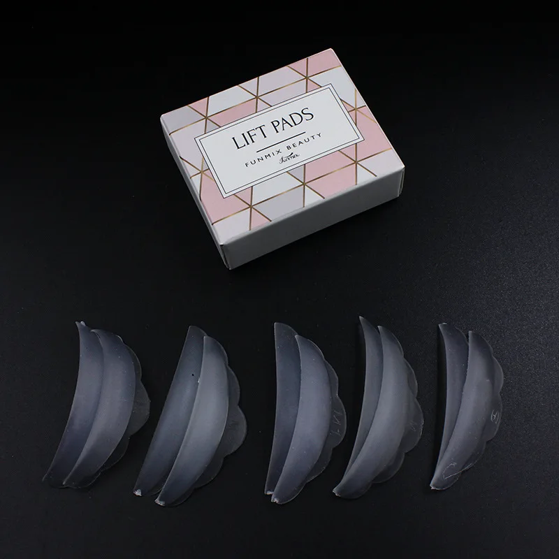 5Pair Eyelash Perm Pad Silicone Eyelash Perm Pad Recycling Lashes Rods Shield lifting 3D Eyelash Curler Tools T0914