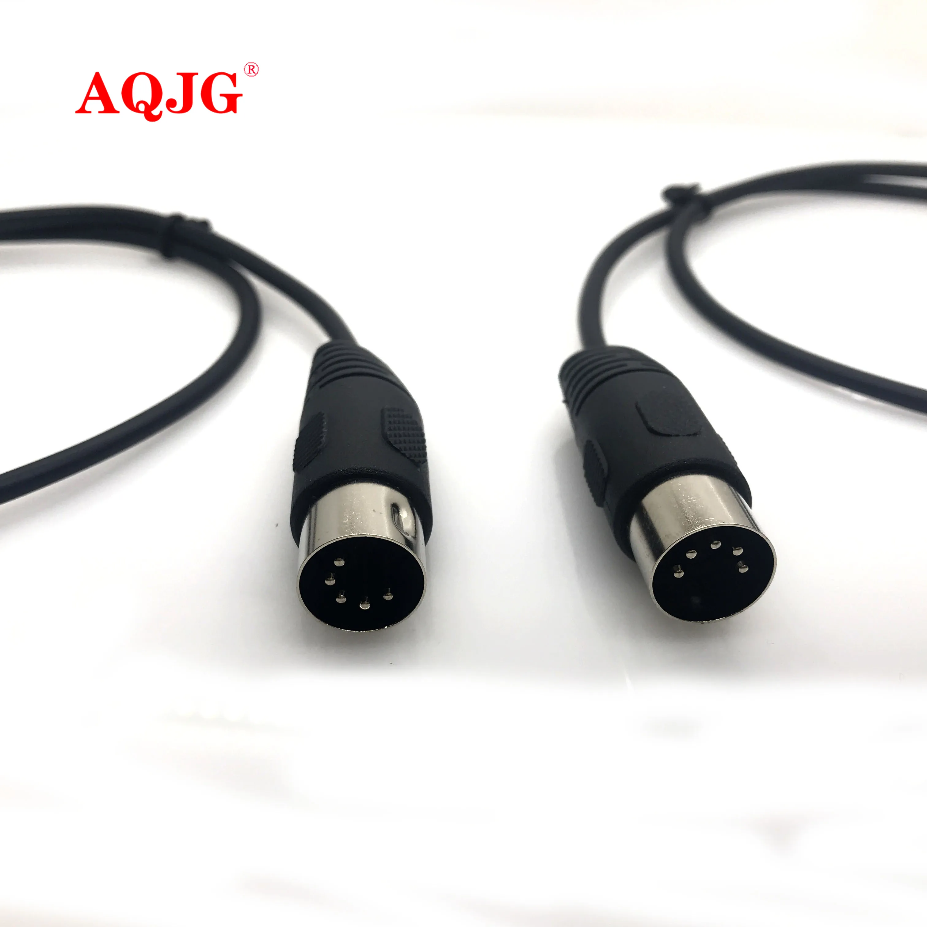 Cable MIDI macho a macho 5 Pin DIN enchufe negro 1m