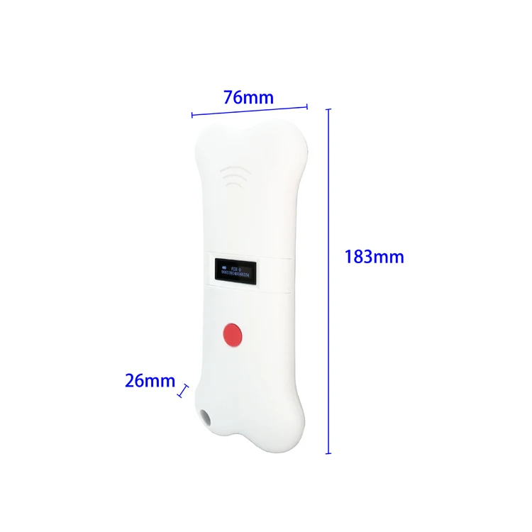 

pet scanner ISO11784/5 FDX-B Animal pet id reader chip transponder USB RFID handheld microchip scanner for dog,cats,horse