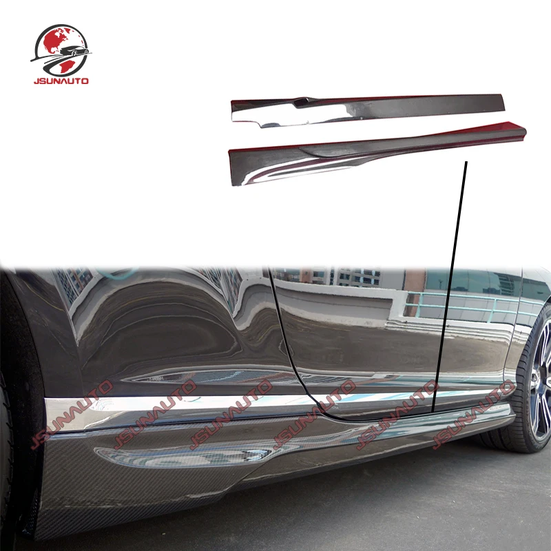 

Carbon Fiber Skide Skirts For Bentley Continental GT 2012-2015 V Style Body Kit Auto Carbon Parts