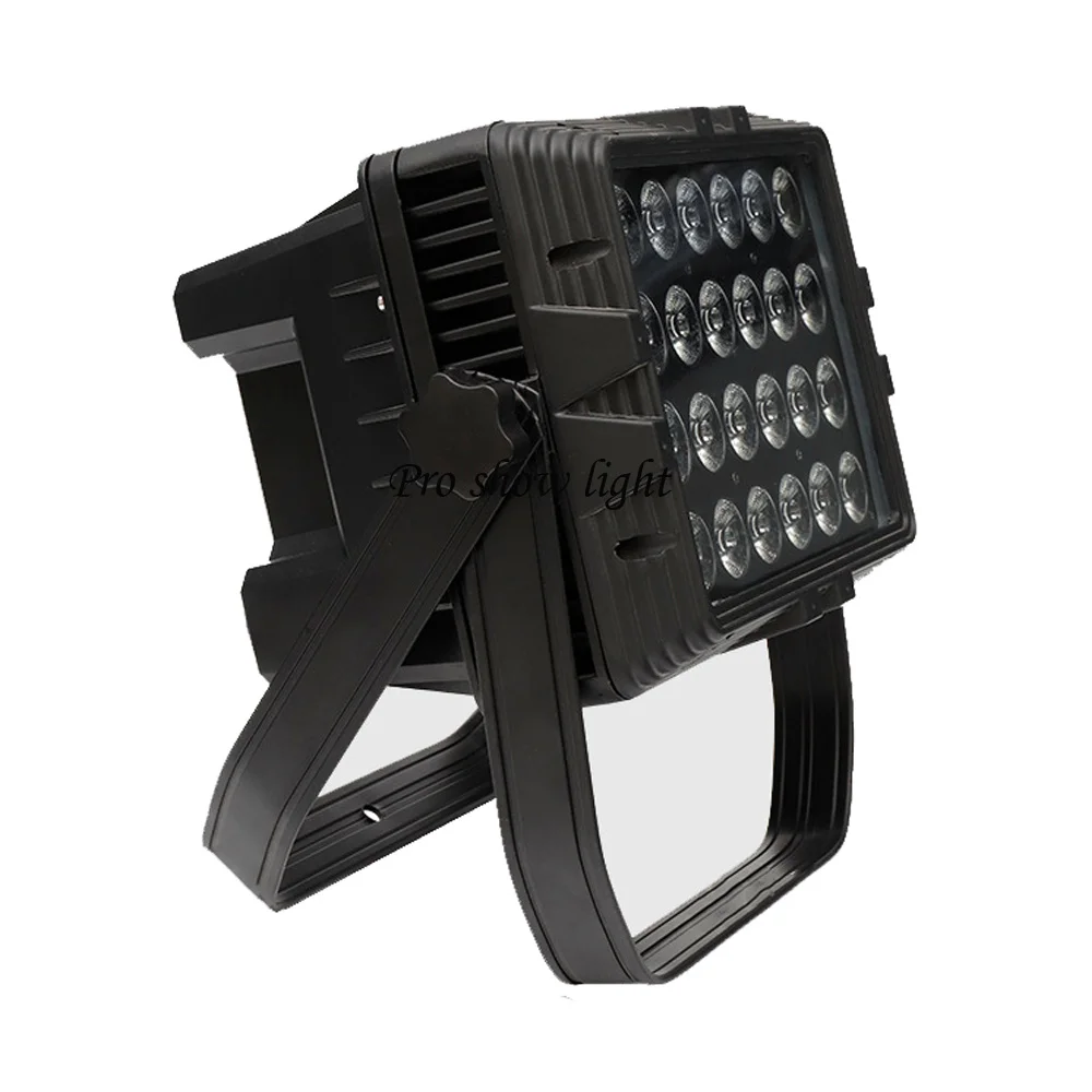 IP65 Waterdichte Led Par Licht Rgbw/Rgbwa/Rgbwauv Optioneel 24Leds Flat Par Litght Dmx Podium Dj apparatuur Outdoor Verlichting