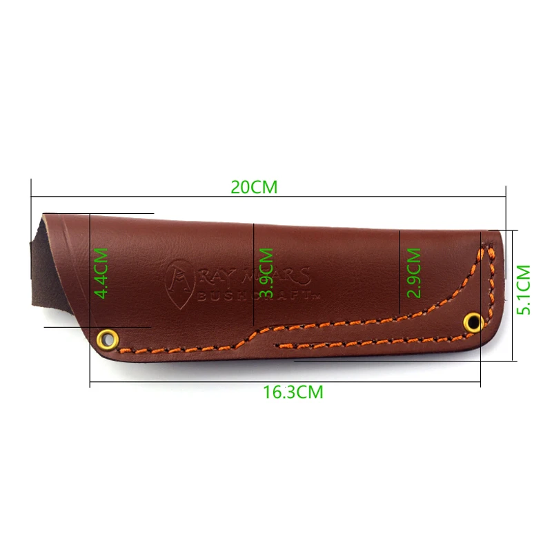 1 pc First Layer Cowhide Leather Straight Knife Case Scabbard Sheath for Bushraft RAY MEARS Nordic Outdoor Tool Holster Cover