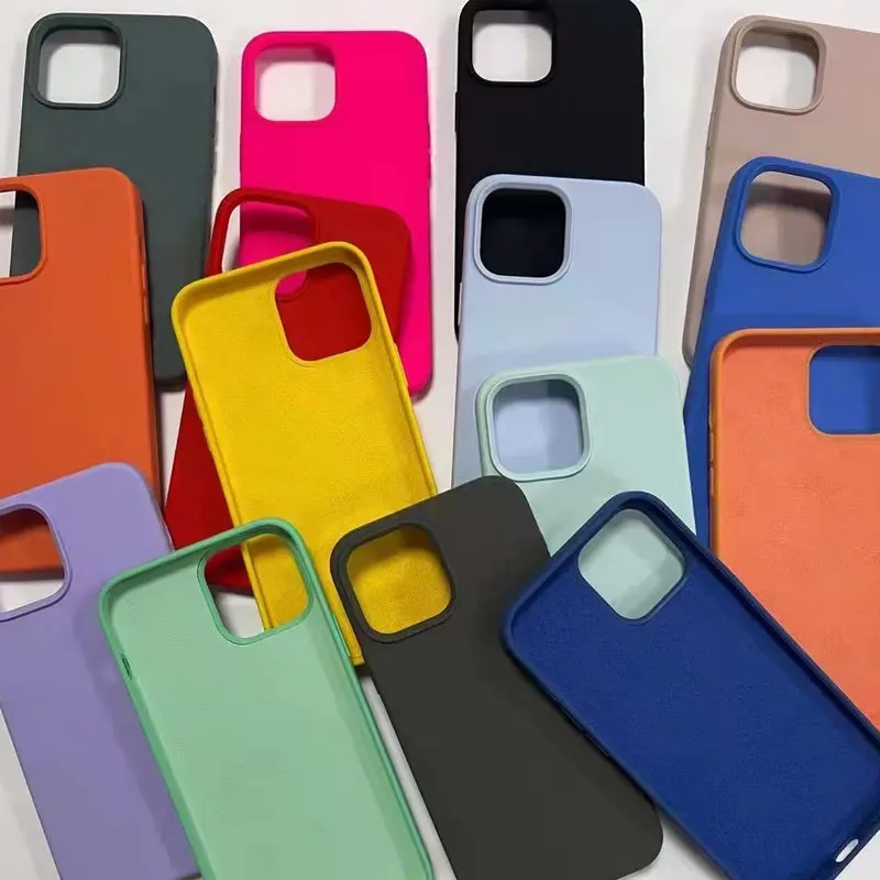 Imagem -06 - Capa de Silicone para Iphone 16 15 14 13 11 12 Pro Max 6s Plus x xs xr Capa de Telefone com Embalagem xs se 30 Peças por Lote