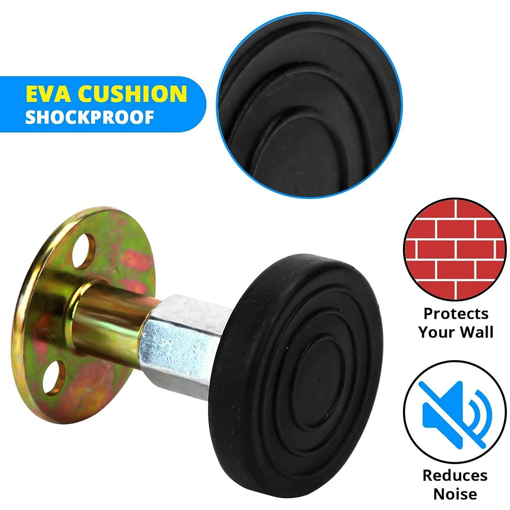 4Pcs Adjustable Threaded Bed Frame Anti-Shake Tool, Headboard Stoppers Fixer, Bedside Antishake Telescopic Support Stabilizer