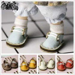 New Casual Handmade Cowhide Doll Shoes: Simple Leather Shoes, Lovely Ob11 Shoes, Leather 1/12 BJD Doll Shoes, Obitsu11, GSC,