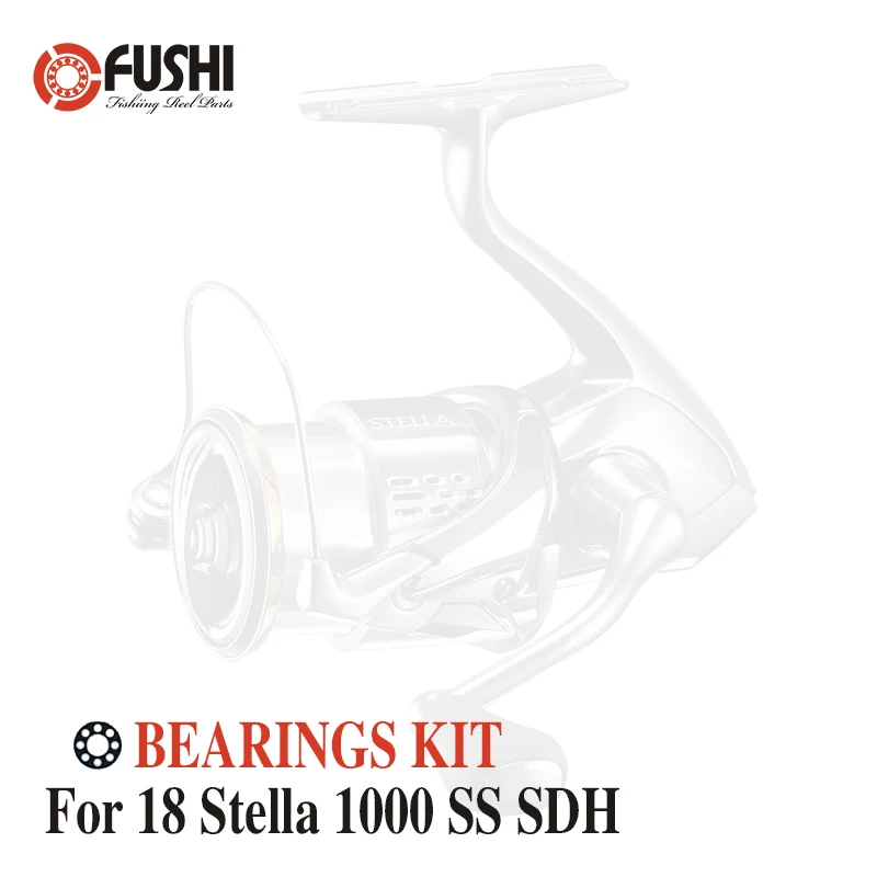 Bobina di pesca In Acciaio Inox Cuscinetti A Sfera Kit Per Shimano 18 Stella 1000 SS SDH / 03797 bobine di Filatura Cuscinetto Kit