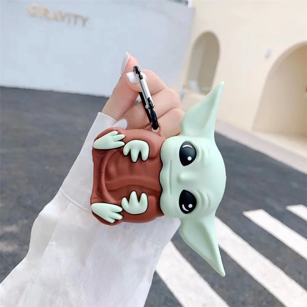 Funda de silicona de dibujos animados de Disney para Airpods Pro 1 2, funda protectora para auriculares inalámbricos Bluetooth, cubierta de carga