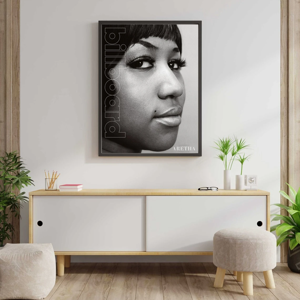 Aretha Franklin Poster Canvas Print Home Decoration Wall Painting (No Frame)