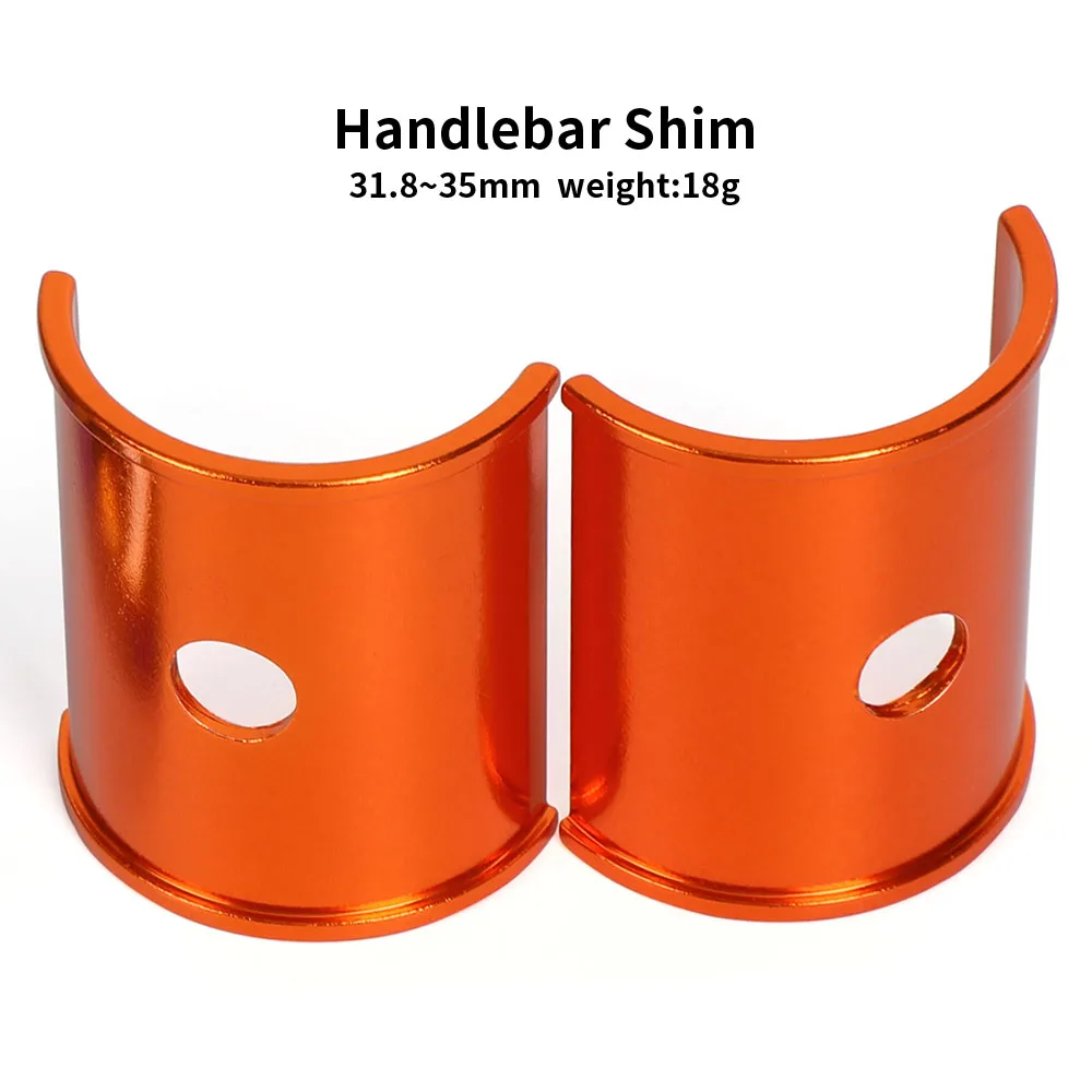 Bicycle Handlebar Stem Shim 35-31.8mm 31.8-25.4mm Aluminum Mountain Bike Handlebar Adapter MTB Road Bike Bar Bore Adjuster Stem
