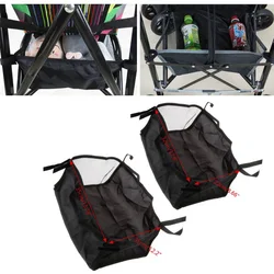 Stroller Accessories Stroller Basket Black Newborn Stroller Hanging Basket Stroller Bottom Storage Bag Baby Products