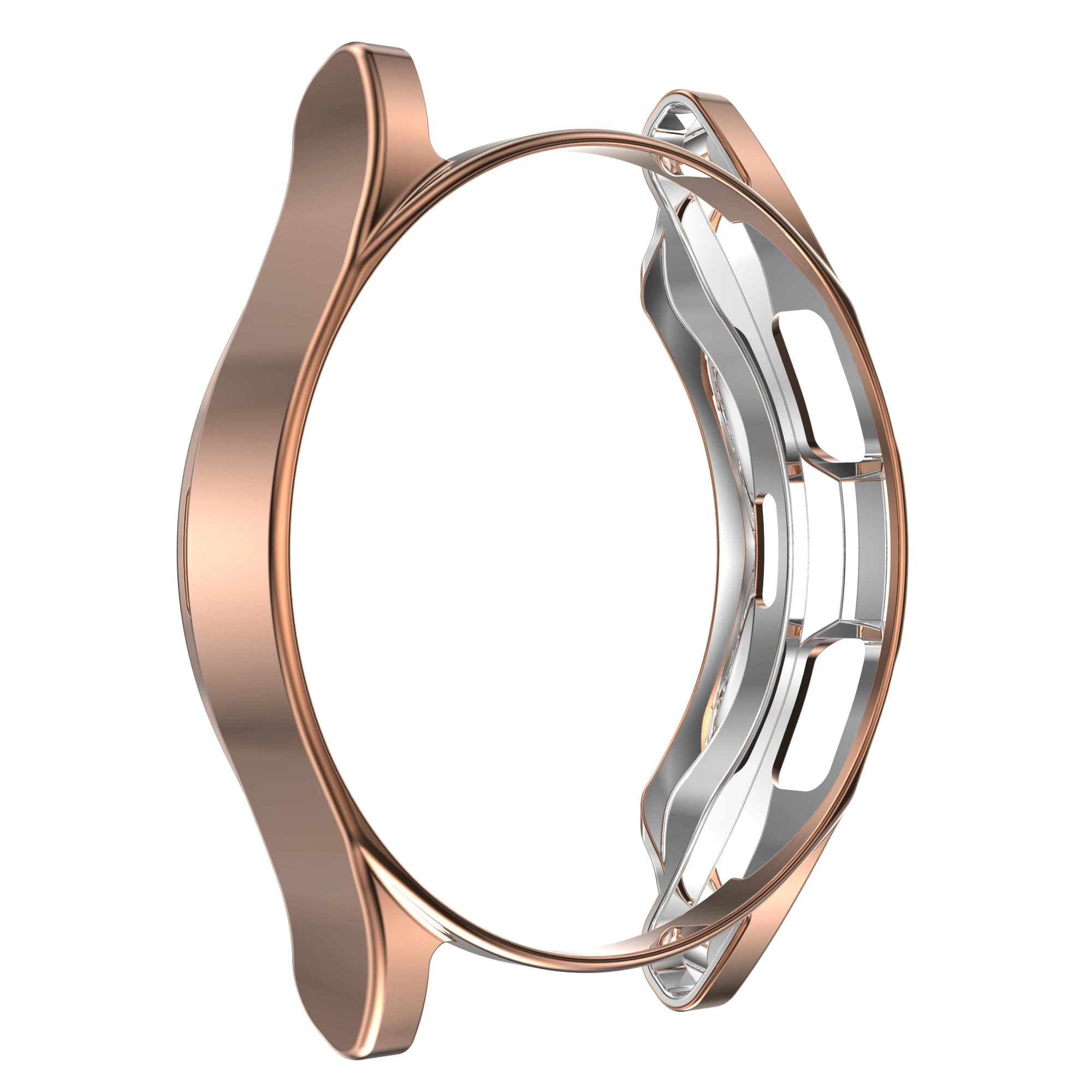 Custodia protettiva per Samsung Galaxy Watch 4 Classic 42mm 46mm Placcatura TPU Shell Custodia protettiva morbida per Galaxy Watch4 Classic