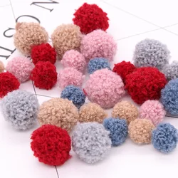 Teddy Pompon 15/20mm Morbido Pompones Soffici Peluche Artigianato FAI DA TE Furball Complementi Arredo Casa Forniture Per Cucire Per La Decorazione Dell'albero di Natale