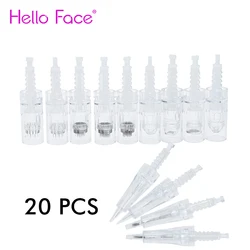 Microneedling Cartridges 20 PCS Bayonet Needle Derma Pen Needle Microblading Tattoo Needles Mesotherapy Needles Sealed Bags