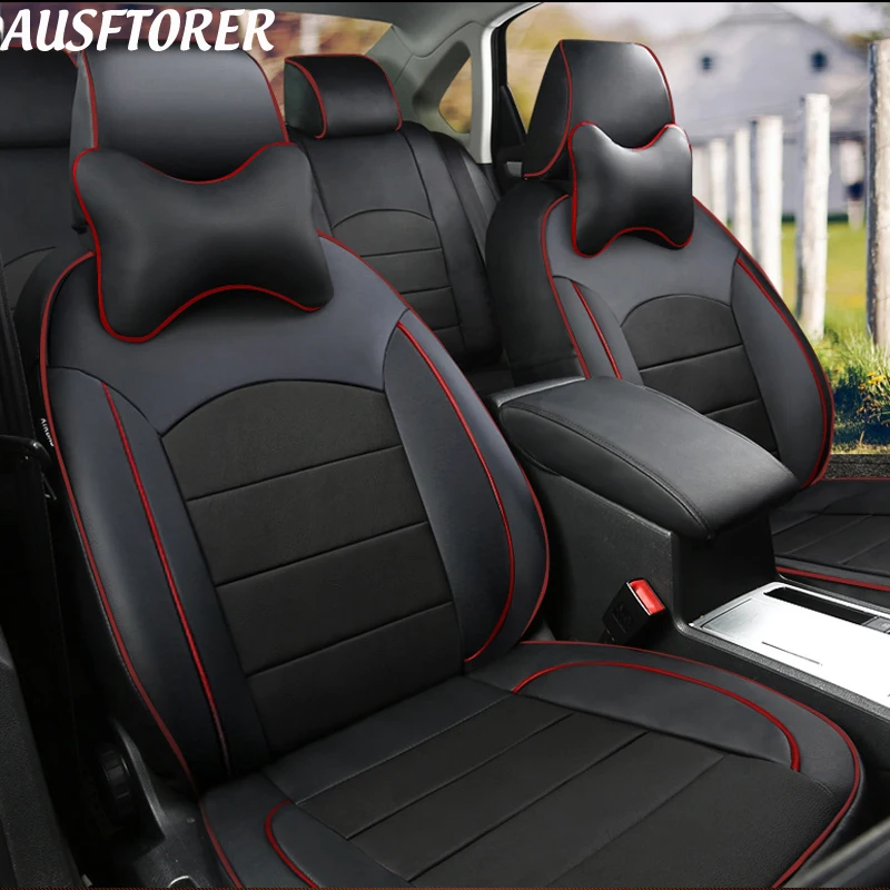 

Custom Fit Covers for Mercedes-Benz A200 A220 A180 A250 A160 Seat Cover 2020 2021 Cowhide & PVC Leather Car Cushions Accessories