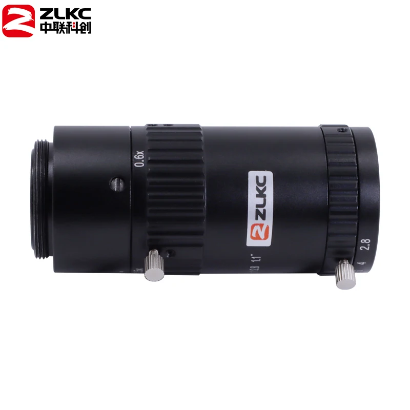 ZLKC 1.1'' Macio lens 50mm C-Mount Lenses 12MP no Distortion Manual Iris F2.8-16 Area Scan Camera lens PCB Inspection lenses