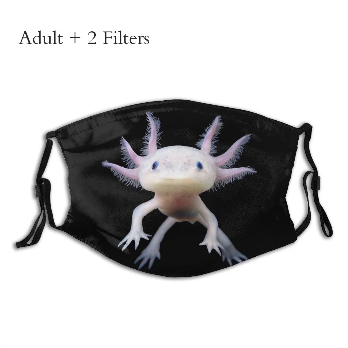 Cute Safety Mask Axolotl Lover Walking Fish Cotton Protection Colored New Cover With Filters