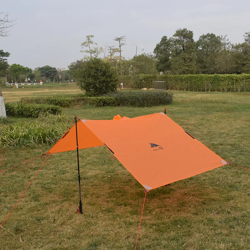 3F ul Gear Multifunction Raincoat Small Tarp 15d Silnylon / PU coating  UL Awning Camping Groundsheet Footprint