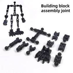 Building Block MOC Assembly Particle Hole Horizontal Belt Small Ball BaseJoint with 90608 Machine Parts DIY Educational Toys