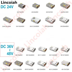 Power supply switched to CCTV LED tapes, light transformer, source adapter, SMPS, DC 5V, 12V, 24V, 36V, 48V, 60W, 360W, 600W, CA 100-240V 11 Main Sales Source 600W - №9