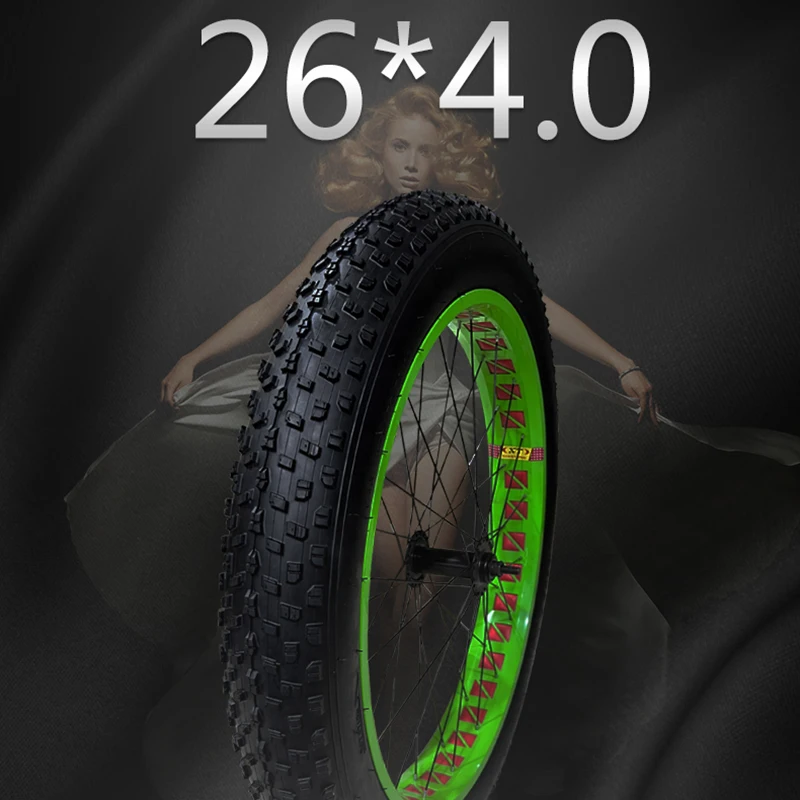 LOVE FREEDOM Bicycle Tire Rim 26*4.0 City Fat Tyres Snow Bike Tires Large Particles Dedicated Steel Wire Tyre 30TPI High Quality