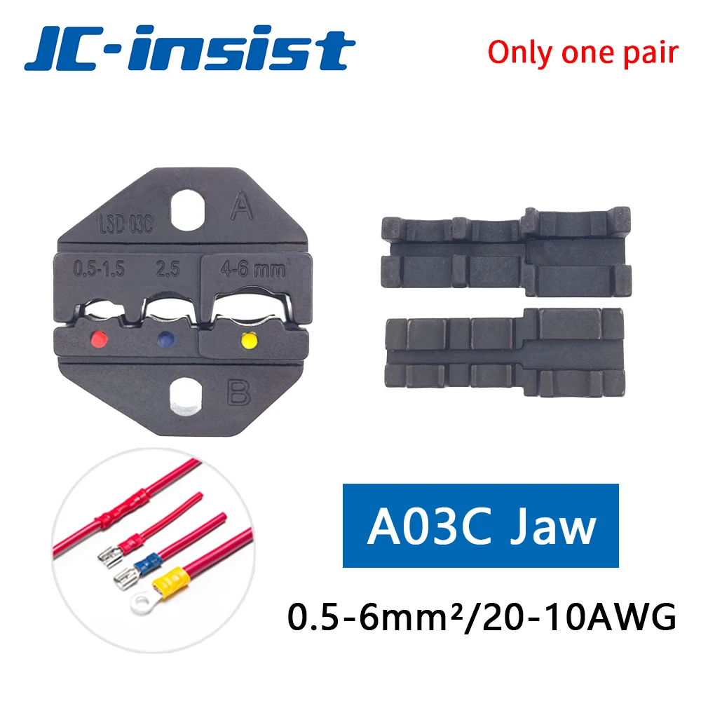 1pc friso alicate jaws alicates dados pré-isolados terminal substituível friso morrer