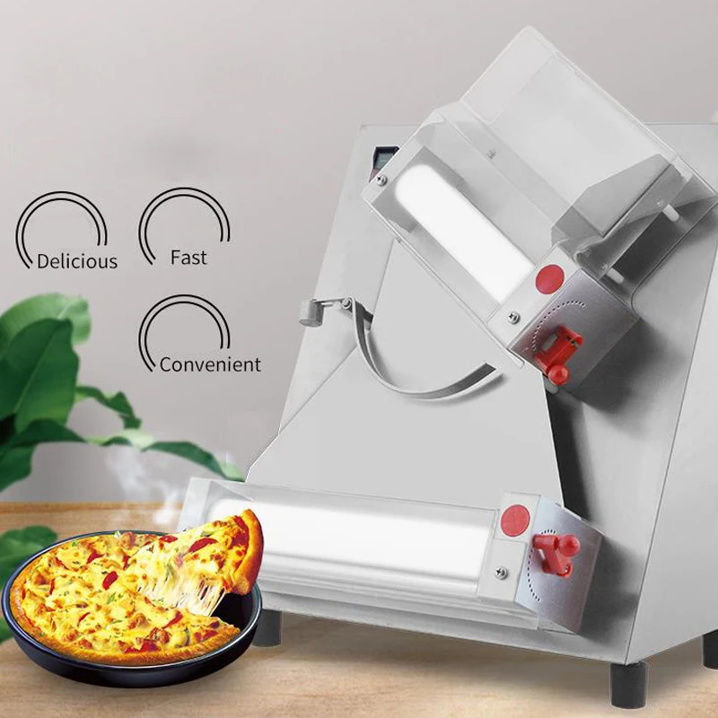 

Automatic Pizza Dough Roller Sheeter Pizza Dough Press Machine ​Pizza Making Machine Making 6-15 inch Pizza Dough