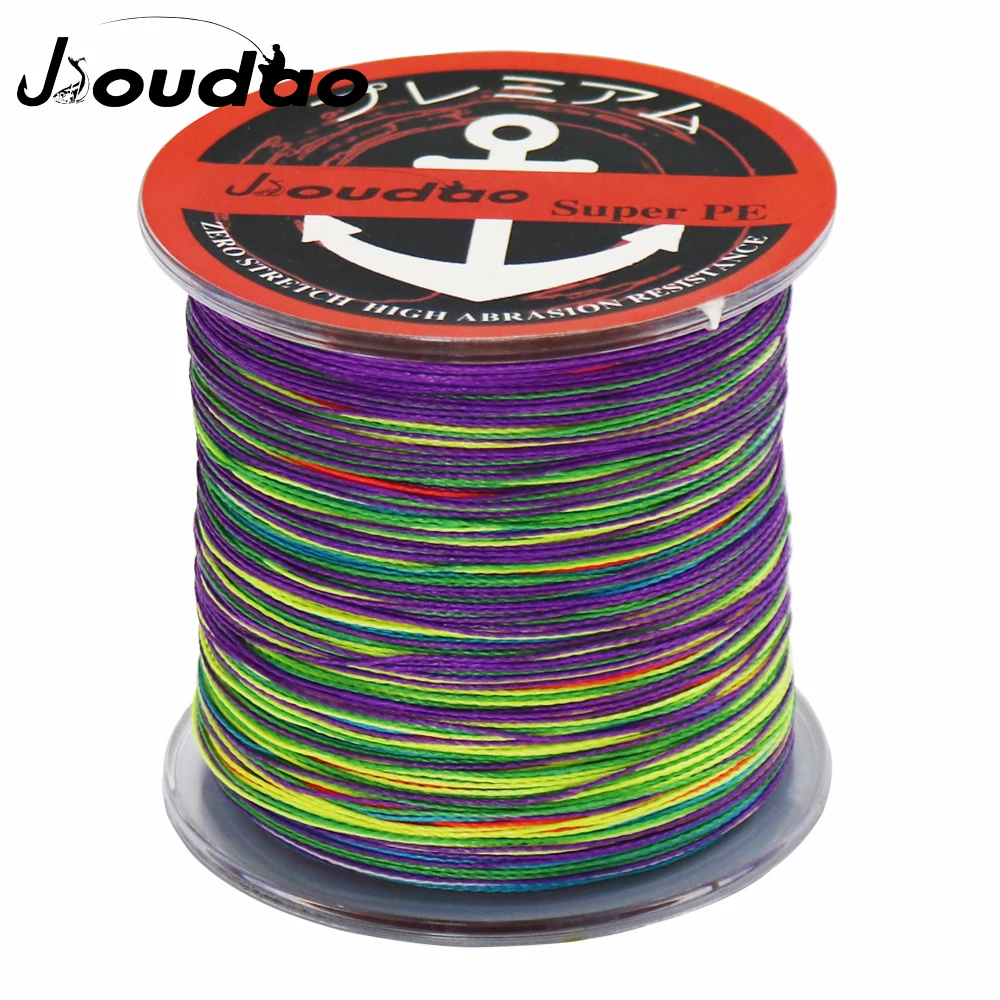 

4Strands Braided Fishing Line 500m Super Strong Japan Multicolor Multifilament PE Braid Line 10lb 20lb 30lb 45lb 55lb 65lb 100lb