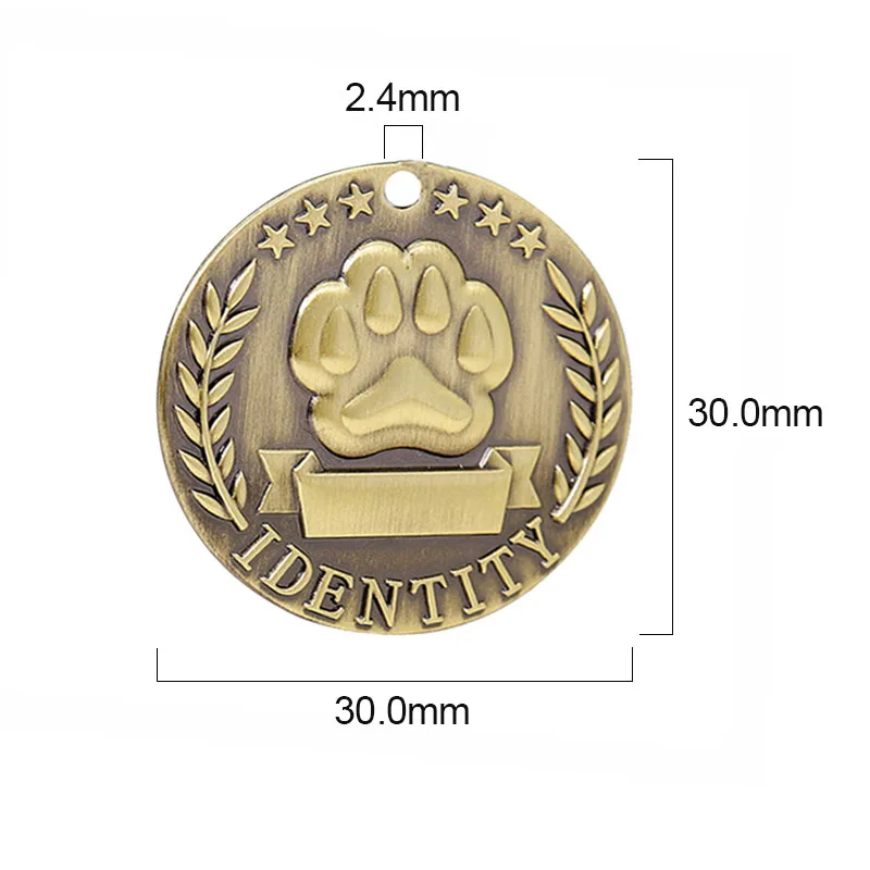 Personalized Tag Identification Custome Engraving Pet Cat Name Anti-lost Dog ID Puppy Collar Dog Cat Bone Tags Pet Supplies