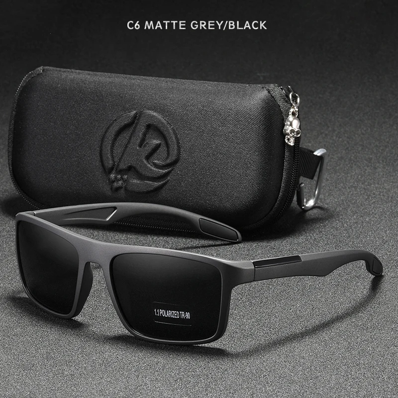 KDEAM Rechteckige Ultraleichte TR90 Sonnenbrille Herren Polarisiert Großhandel 10