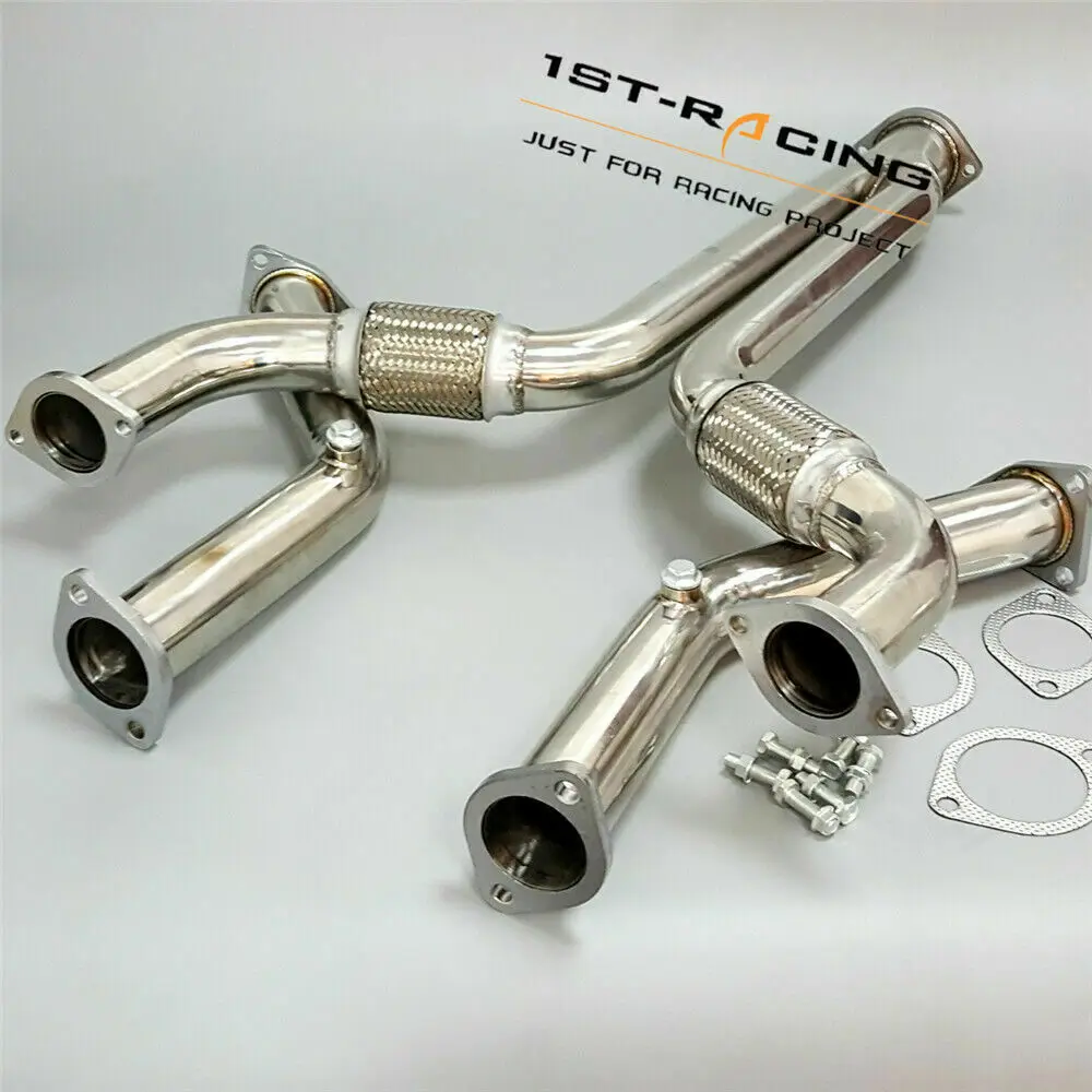 Stainless steel  Y-pipe + Downpipe for 03-07 Nissan 350Z Z33 & Infiniti G35 V35 3.5L VQ35DE/ VQ35HR