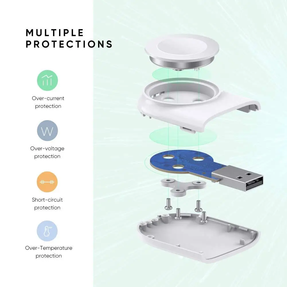 時計の充電器アップルmfi認定磁気ワイヤレスポータブルiwatch usb用互換充電リンゴの時計シリーズ4 3 2 1