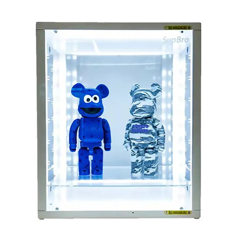 SupBro large hand-made display box popmart blind box acrylic dustproof storage display stand