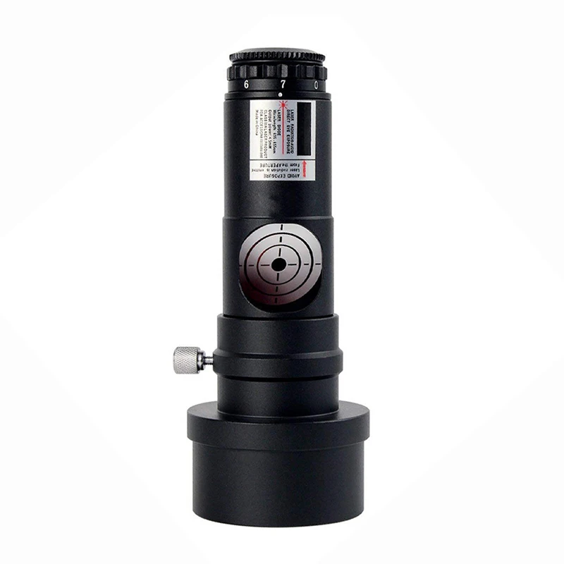 1.25inch Laser Calibrator Alloy Adjustable 7-Level Red Bright Alignment for Reflector Telescope Collimation with 2inch Adapter