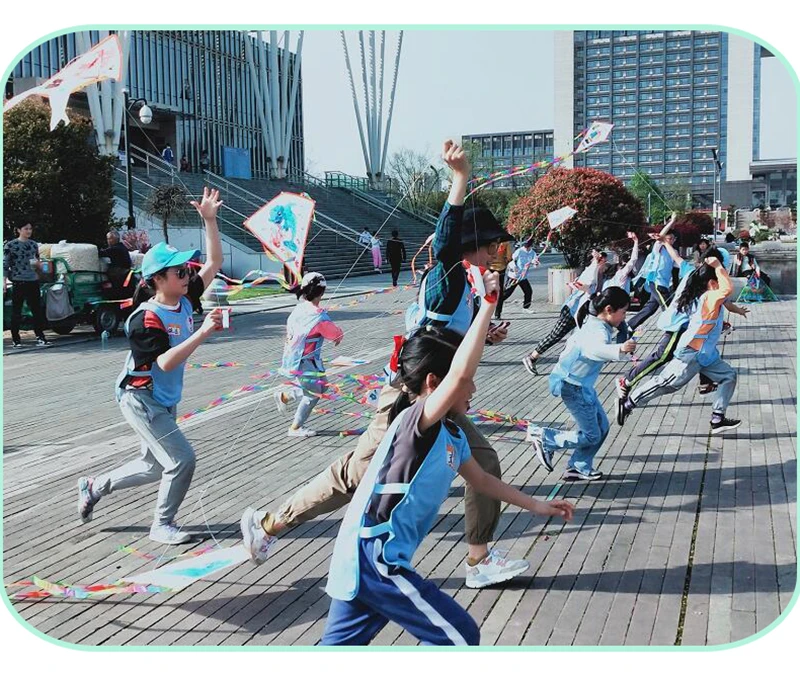 grote blanco diy kite 100 stks/partij onderwijs schilderen kite string lijn outdoor speelgoed vliegende albatross kite fabriek