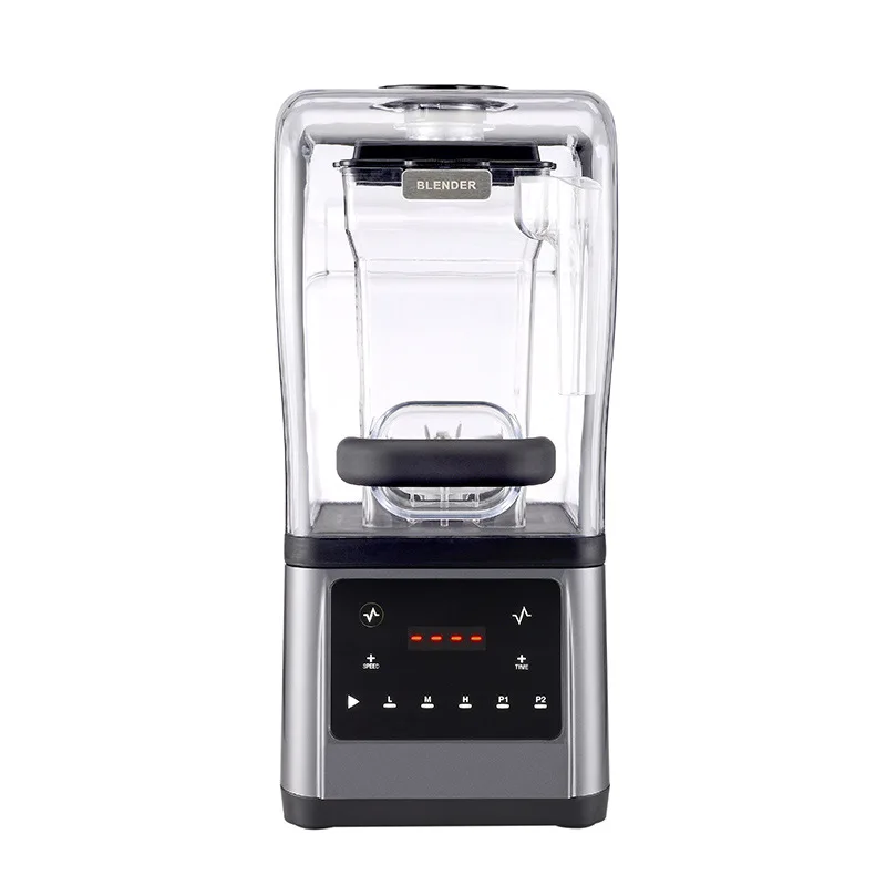 1.6L Heavy Duty Blender BPA Free Mute Smoothie Maker Ice blender Noise Cover 45000RPM 1800W Food mixer