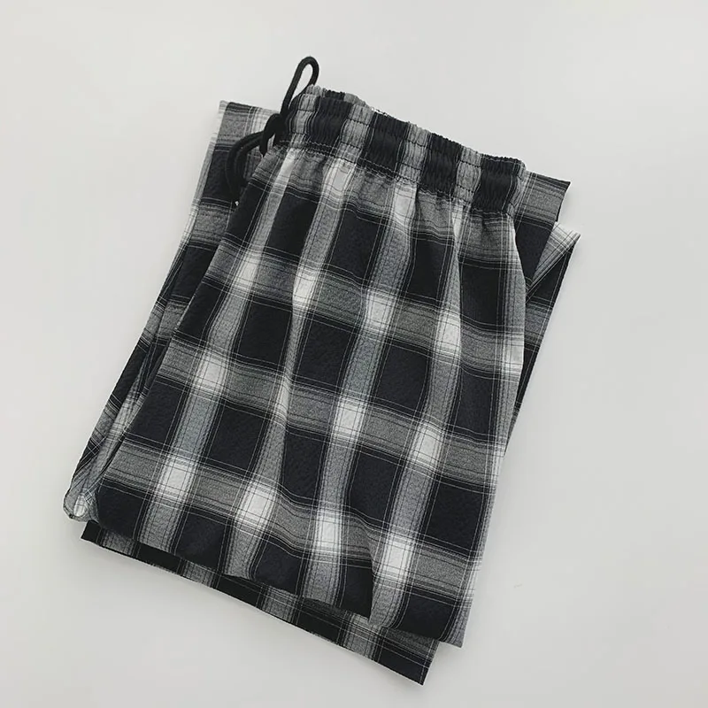 

Cheap wholesale 2021 spring summer new fashion casual Popular long women Pants woman female OL wide leg plaid pants Vy51121